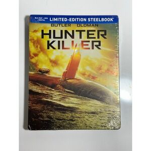 HUNTER KILLER (BLU-RAY/ DVD/ DIGITAL, STEELBOOK) Brand NEW/Sealed